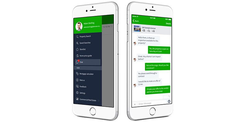 real estate chat service domain group