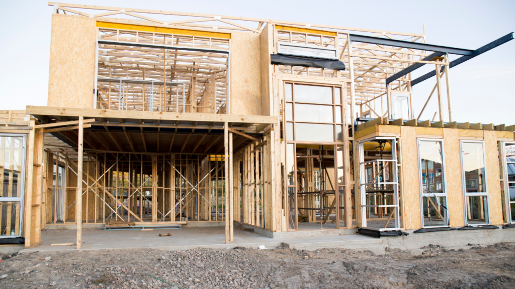 houses under construction