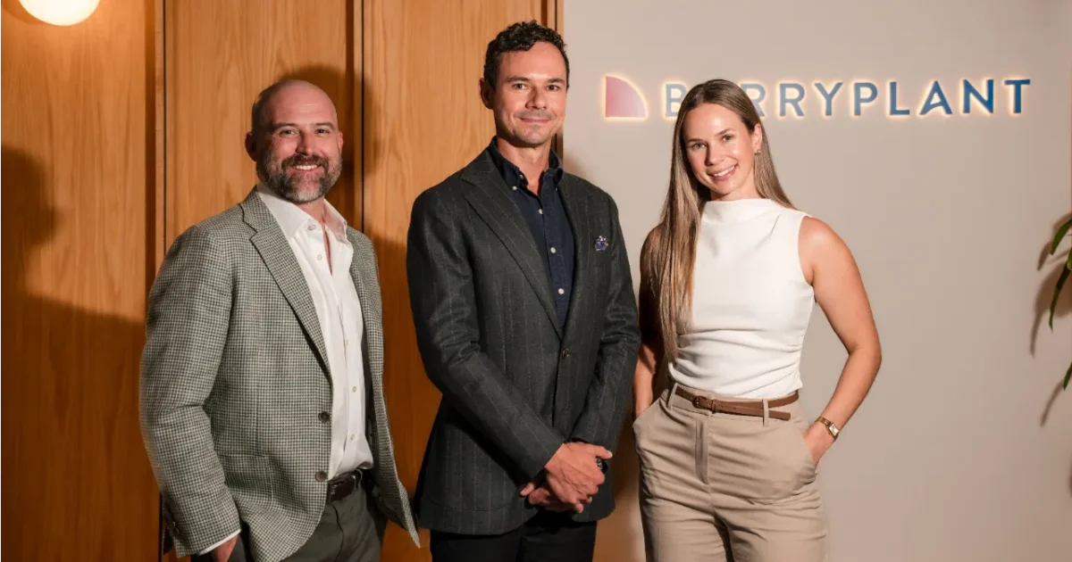 Ben Burling, Jarrod Farey and Kyrstie Nolan. Photo: Supplied