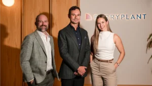 Ben Burling, Jarrod Farey and Kyrstie Nolan. Photo: Supplied