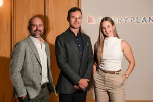 Ben Burling, Jarrod Farey and Kyrstie Nolan. Photo: Supplied