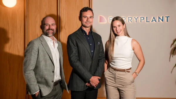 Ben Burling, Jarrod Farey and Kyrstie Nolan. Photo: Supplied