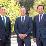 Domenic Belfiore. Mike Beardsley, Dan White. Photo: Supplied