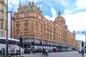 Harrods Estates, the iconic London luxury property agency, has closed its doors after 130 years. Image: Getty