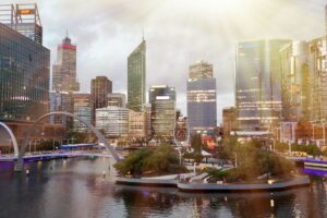 In Perth, house prices rose 5.7% over the March quarter to a record $1.179 million, extending a 14-quarter growth run. Image: Getty