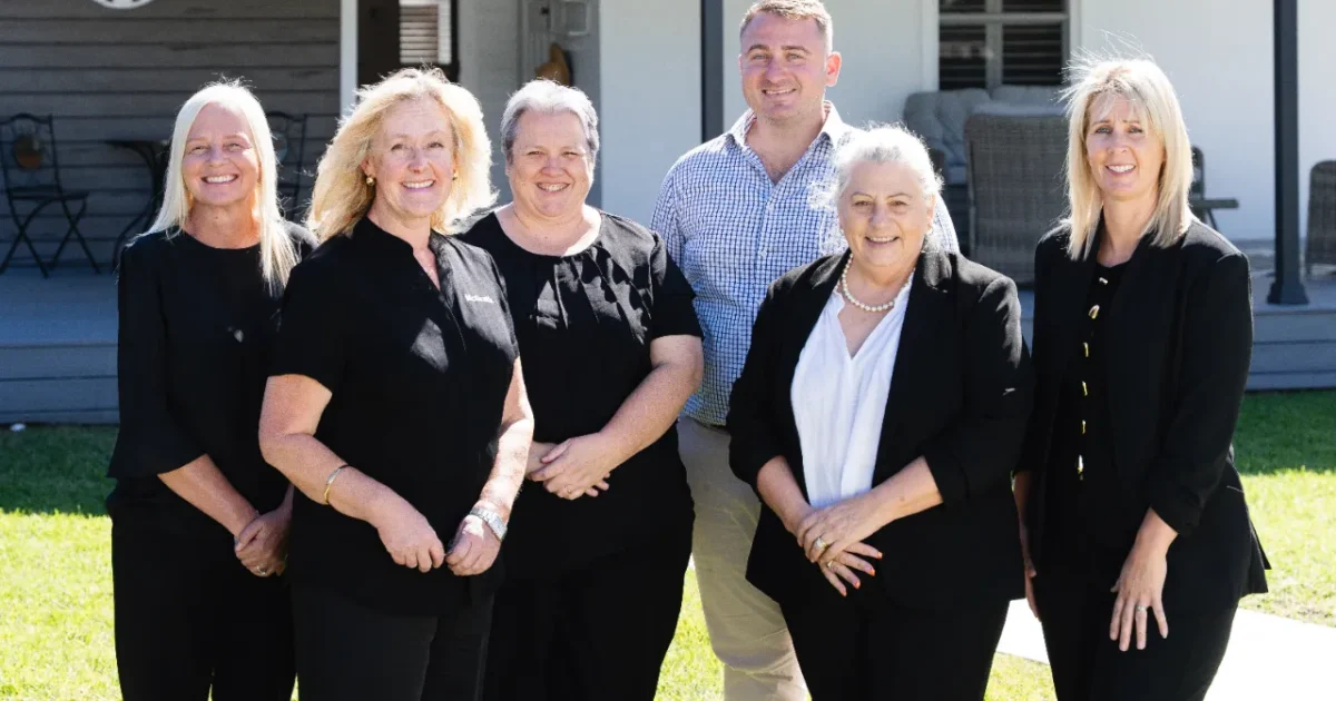 Natalie Deep, Virginia Chick, Joanne Hall, Lachlan Pellow, Bev Pellow, Danielle Phillips. Photo: Supplied