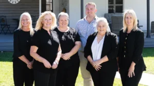 Natalie Deep, Virginia Chick, Joanne Hall, Lachlan Pellow, Bev Pellow, Danielle Phillips. Photo: Supplied
