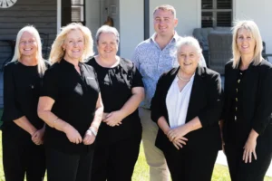 Natalie Deep, Virginia Chick, Joanne Hall, Lachlan Pellow, Bev Pellow, Danielle Phillips. Photo: Supplied
