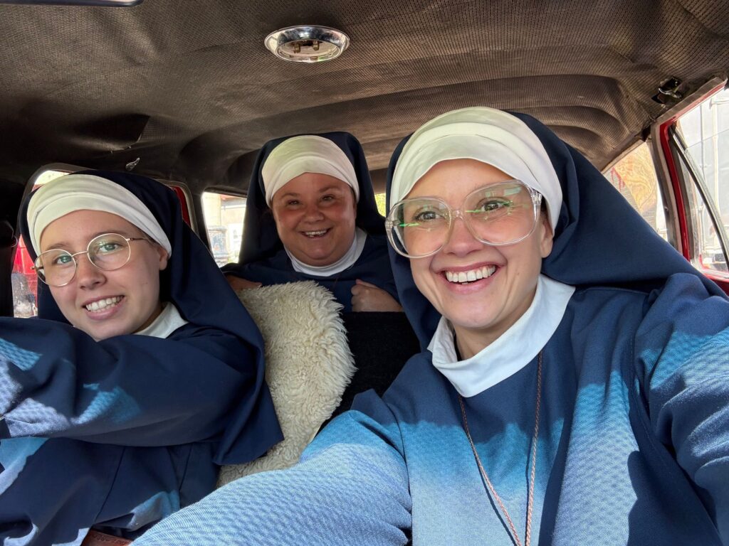 On the set on Holy Days with Eneka Burroughs. Image: Supplied