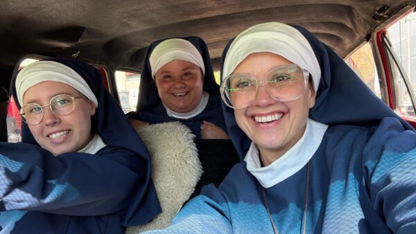 On the set on Holy Days with Eneka Burroughs. Image: Supplied