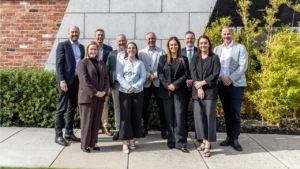 Sam Borner, Matt McCabe, Peter Ludbrook, Matt Agterhuis, Will Munro & Nick Grylewicz Front: Katie Hewitt, Holly Boyd, Lauren Lubeek & Kate Brandenburg. Photo: Supplied