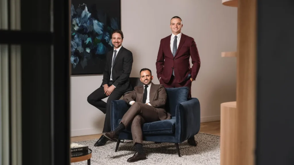 Woodards Manningham directors Stasi Adgemis, Alec Stefanoski and Brenton Linmeiers. Photo: Supplied