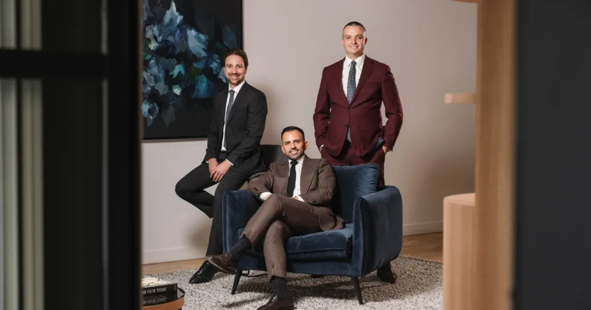 Woodards Manningham directors Stasi Adgemis, Alec Stefanoski and Brenton Linmeiers. Photo: Supplied