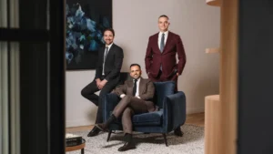 Woodards Manningham directors Stasi Adgemis, Alec Stefanoski and Brenton Linmeiers. Photo: Supplied