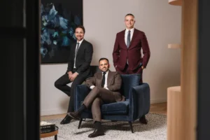 Woodards Manningham directors Stasi Adgemis, Alec Stefanoski and Brenton Linmeiers. Photo: Supplied