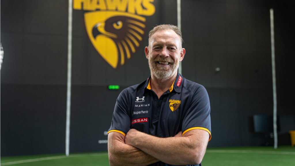 Hawthorn Football Club assistant coach Adrian Hickmott. Image: Supplied