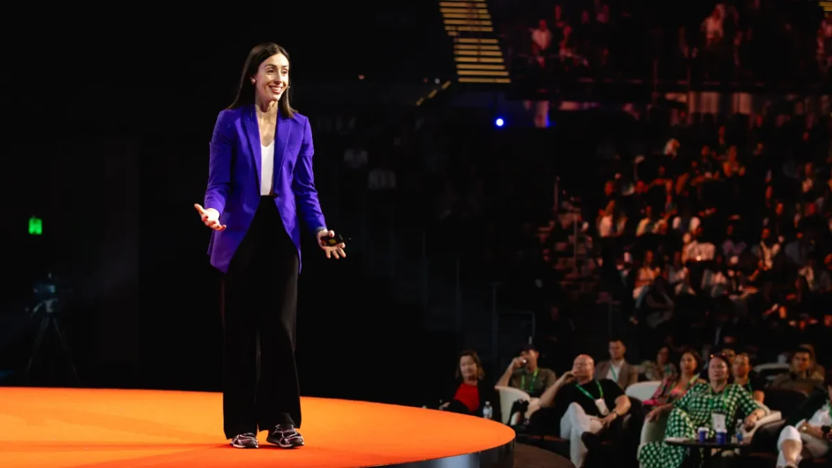 Holly Ransom at AREC 2026. Image: AREC.