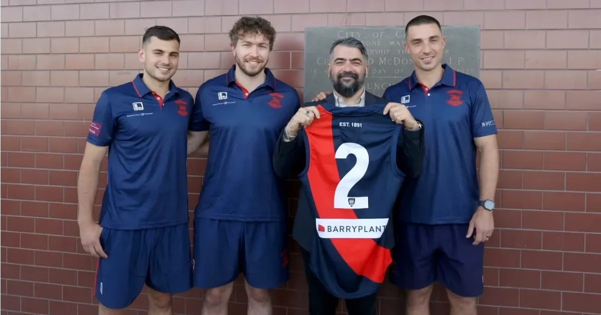 Kashka Hardy with Coburg Lions. Photo: Supplied