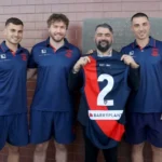 Kashka Hardy with Coburg Lions. Photo: Supplied