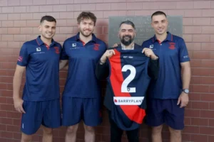 Kashka Hardy with Coburg Lions. Photo: Supplied