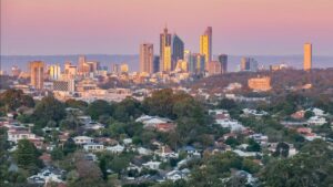 Perth, where luxury suburbs are leading the nation’s growth, driven by sustained demand, tight supply and strong population inflows. Image: Getty