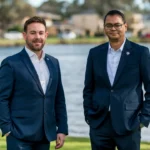 Simon Withers and Fahim Kabir. Photo: Supplied