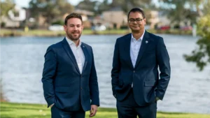 Simon Withers and Fahim Kabir. Photo: Supplied