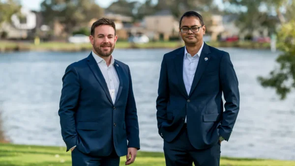 Simon Withers and Fahim Kabir. Photo: Supplied
