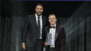 Tristan Rowland of Bright Real Estate won the REIA's Residential Salesperson of the Year. Photo: Supplied