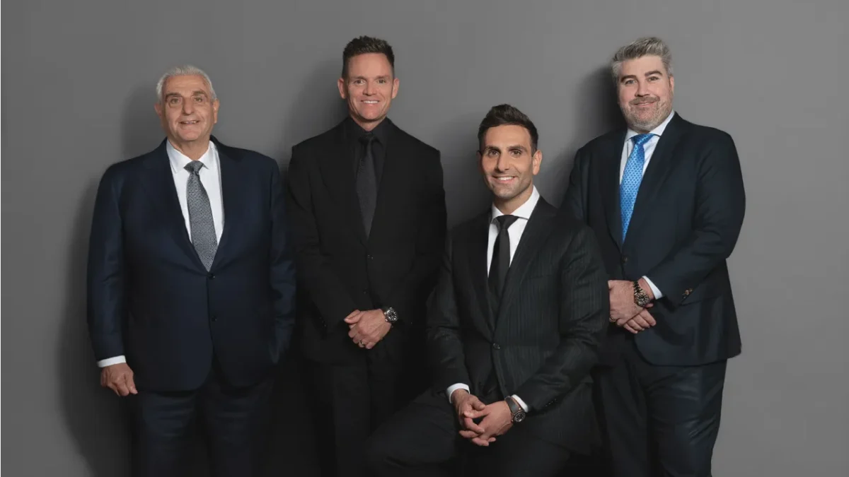Bill Malouf, David Highland, David Malouf and Sam Schumann. Photo: Supplied.