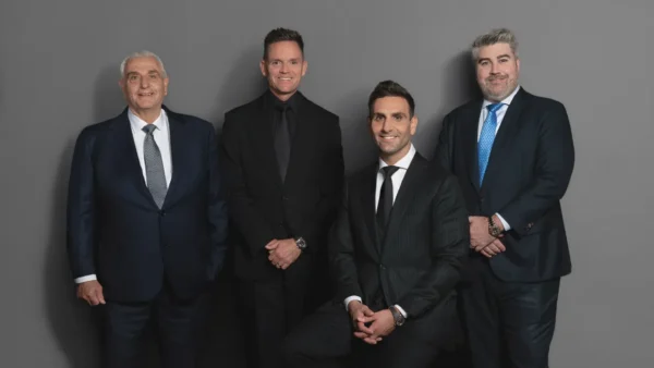 Bill Malouf, David Highland, David Malouf and Sam Schumann. Photo: Supplied.