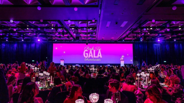 Brisbane's Pink Tie Gala raises record funds for homeless women and children. Photo: Supplied.