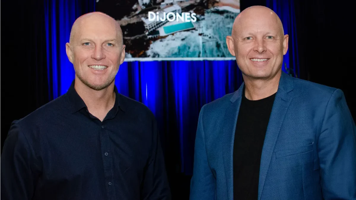 Dean Mackie, CEO and Brent May, COO of DiJones