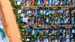 NSW remains Australia’s least affordable housing market, with mortgage repayments consuming 58.4% of median family income. Image: Getty