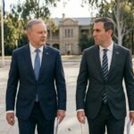 Prime Minister Anthony Albanese and Treasurer Jim Chalmers outline four major concessions to the Federal Government's controversial tax reform package. Image: created in Gemini