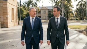 Prime Minister Anthony Albanese and Treasurer Jim Chalmers outline four major concessions to the Federal Government's controversial tax reform package. Image: created in Gemini