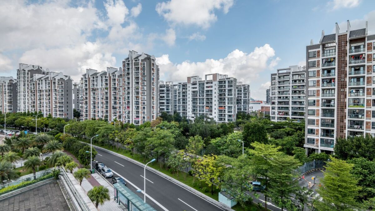 Residential developments in China are facing growing strain as falling property values and weaker fee collection rates put pressure on building management services. Image: Getty