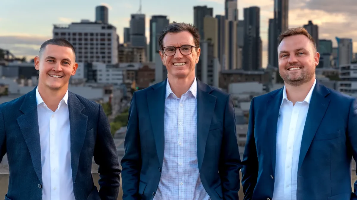 Riley Neaton (Co-Founder), Ben Ikin (CEO), Timothy Neville (Co-Founder). Photo: supplied.