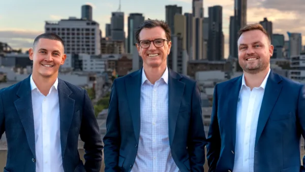 Riley Neaton (Co-Founder), Ben Ikin (CEO), Timothy Neville (Co-Founder). Photo: supplied.