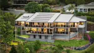 The Buderim home built by the late farmer Peter Wise to overlook his family farm heads to auction on 2 July. Image: Supplied.
