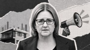 Premier Jacinta Allan went straight to her social media following with her letter to the REIV's Toby Balazs