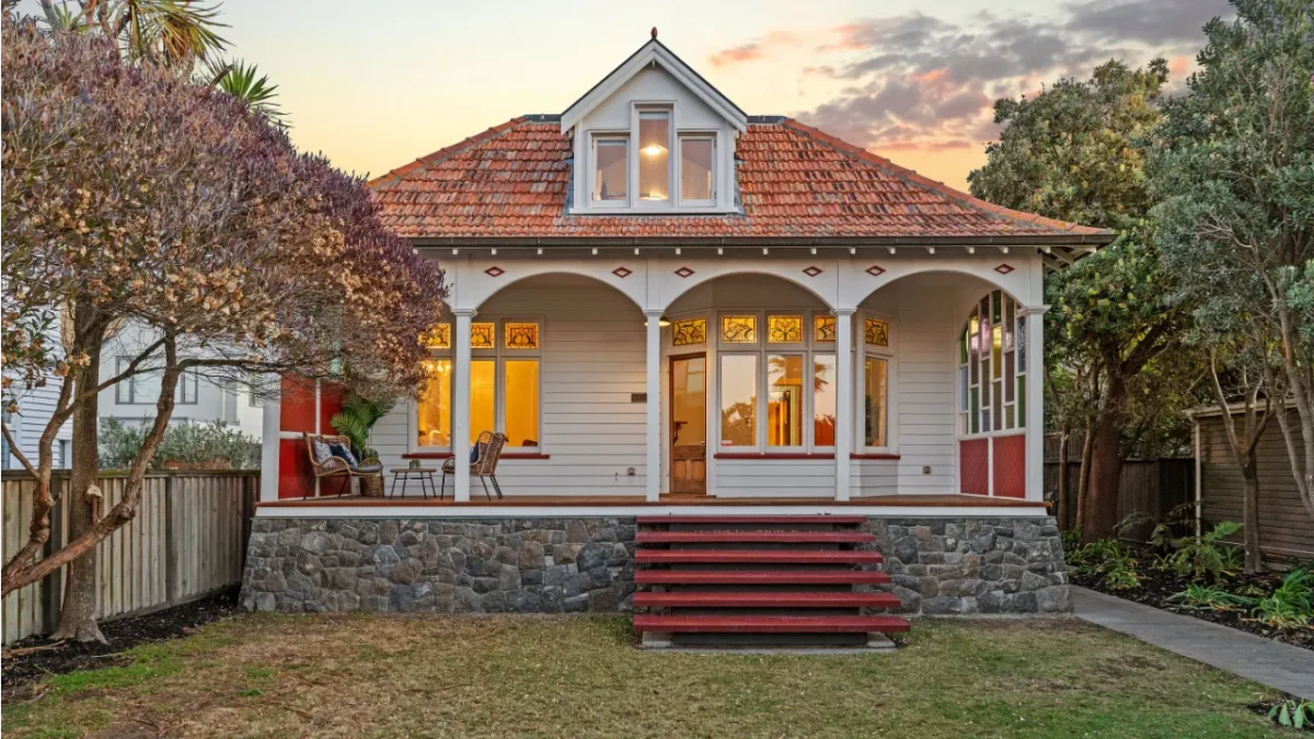 A historic 1907 beachfront estate in Sumner, Christchurch, hits the market after 33 years of ownership by Rick and Catherine Wilkie. Image: rwmetro.co.nz