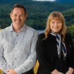Brent Harriage and Janine Pepyat open First National Prom Country. Image supplied