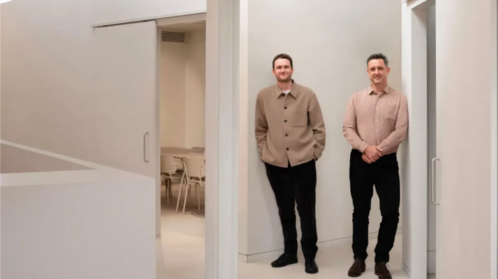BresicWhitney CEO Will Gosse and Allgenai founder Alex Stojcic. Image: Supplied