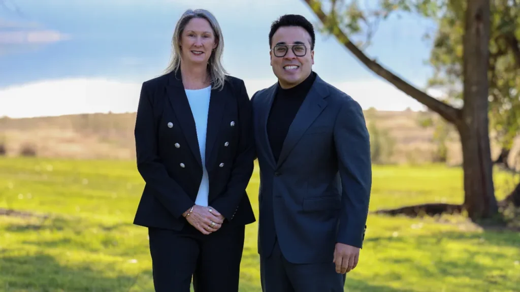 Carmen Christie and Michael Choi. Image Supplied