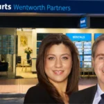 George and Aishah Savva open Harcourts Wentworth Partners in Maroubra.