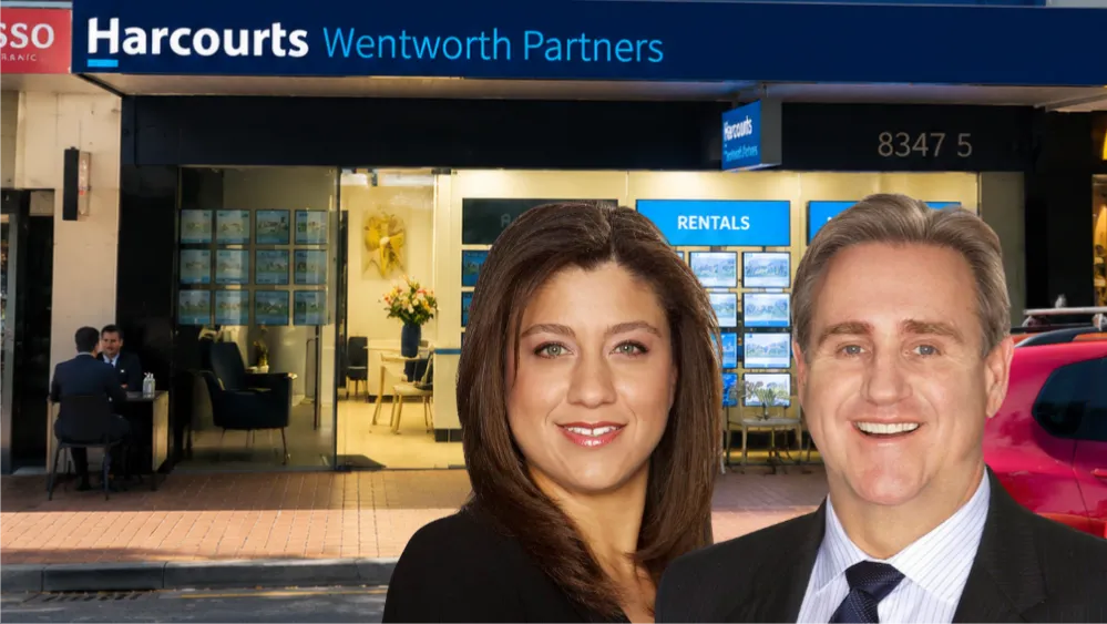 George and Aishah Savva open Harcourts Wentworth Partners in Maroubra.