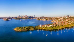 High interest rates and buyer pushback have led Sydney’s house values to fall by nearly $60,000 in three months. Image: Getty