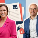 Jade Benham MP and Toby Balazs REIV CEO