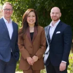 Jeroen van de Peppel, Vivien Yap and Sam Lawley. Image supplied